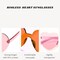 4E's Novelty 2 Pack Heart Shaped Sunglasses for Women – Trendy Pink & Red Frames for Valentines, Mardi Gras, Parties, Cute Fashion Accessory for Women, Men & Teens